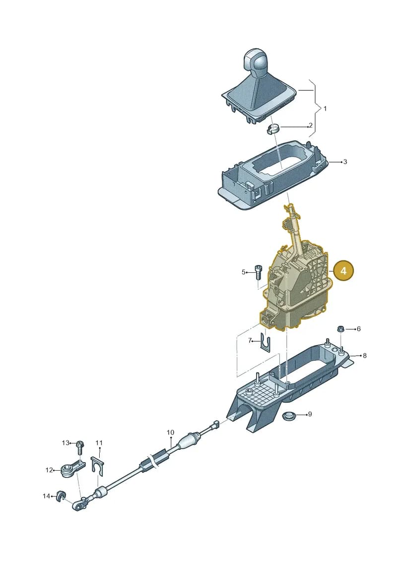 5QF713041A — SEAT Tarraco (2018-2024) diagram 884713200, position 4