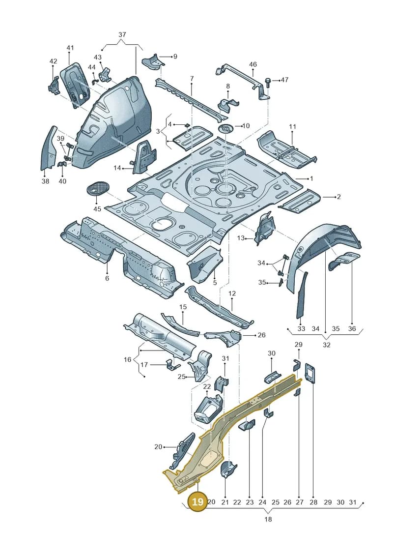 5QF803505AM — SEAT Tarraco (2018-2024) diagram 591803010, position 19