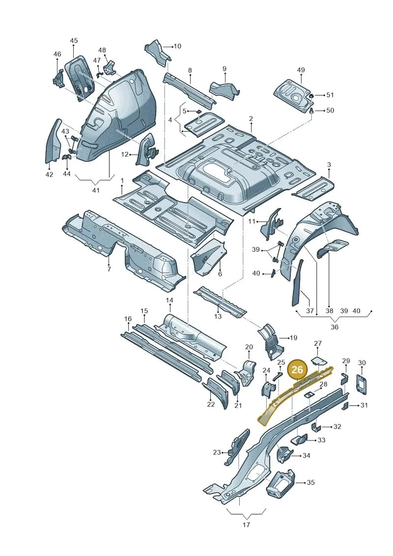 5QF803697A — SEAT Tarraco (2018-2024) diagram 591803020, position 26