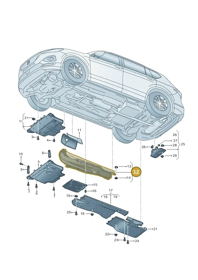 5QF825661M — SEAT Tarraco (2018-2024) diagram 591825015, position 12