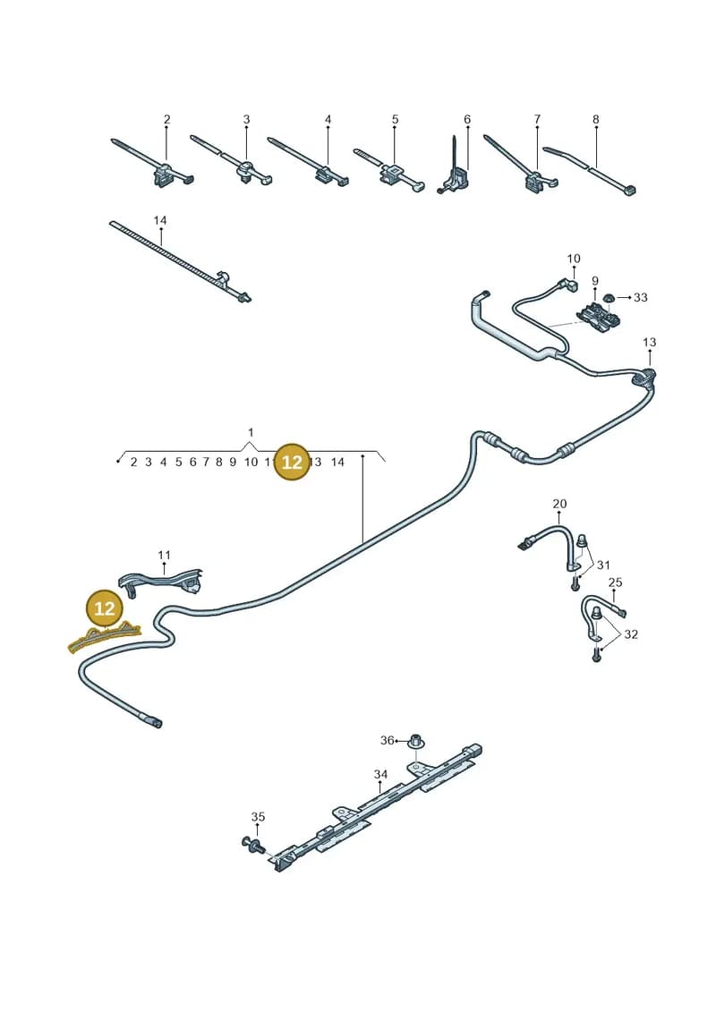 5QF971824B — Audi Q3 (2018-2025) diagram 597972020, position 12