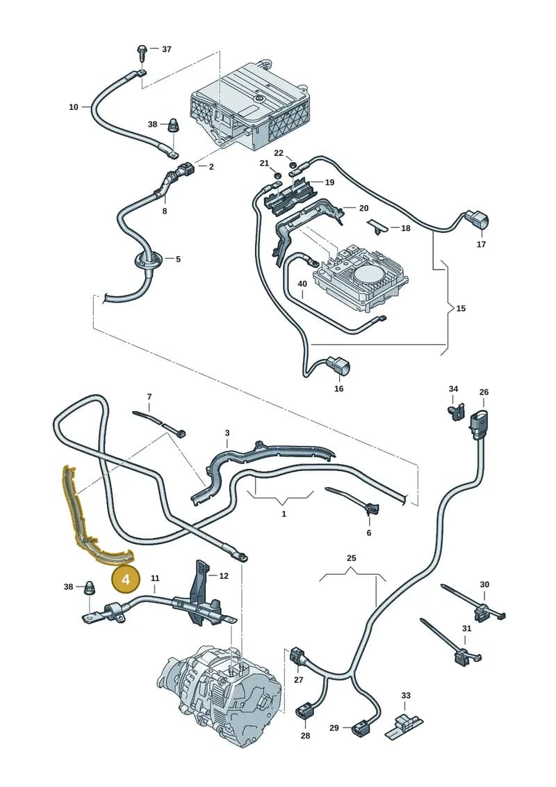 5QF971824B — Skoda Kodiaq (2024-2024) diagram 3j0971150, position 4