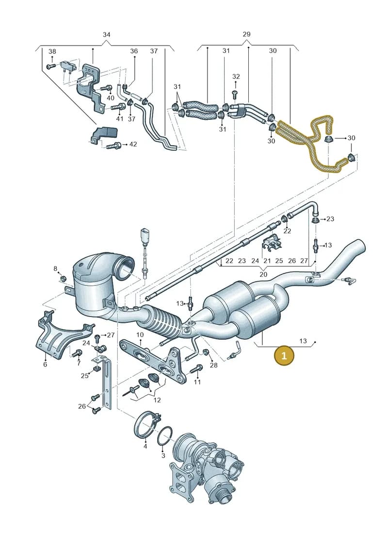 5QN254500S — Volkswagen Tiguan (2017-) diagram 884253042, position 1
