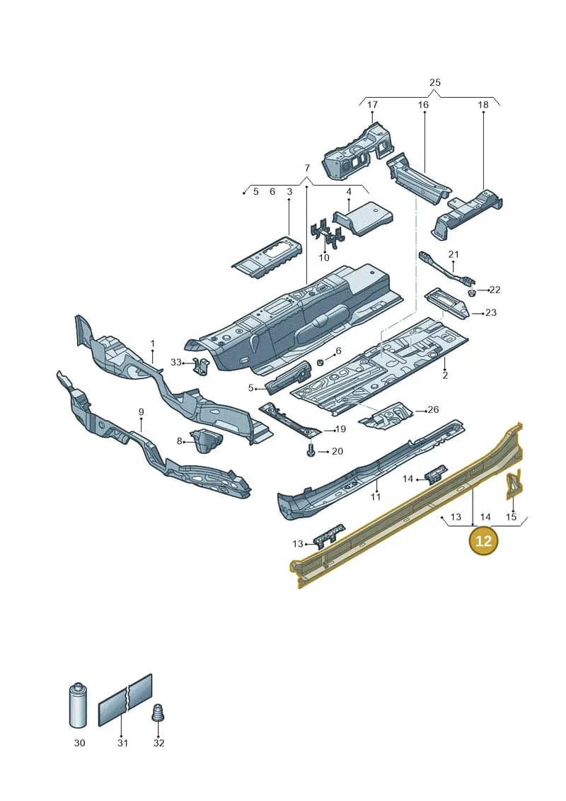5QS801252A — SEAT Tarraco (2018-2024) diagram 597803006, position 12