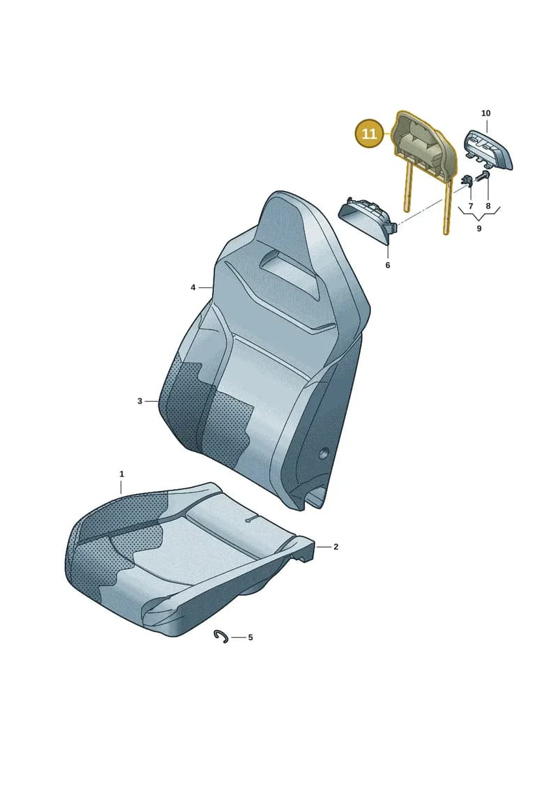 5QS881914 — Volkswagen Passat Estate (2023-2025) diagram 11a881700, position 11