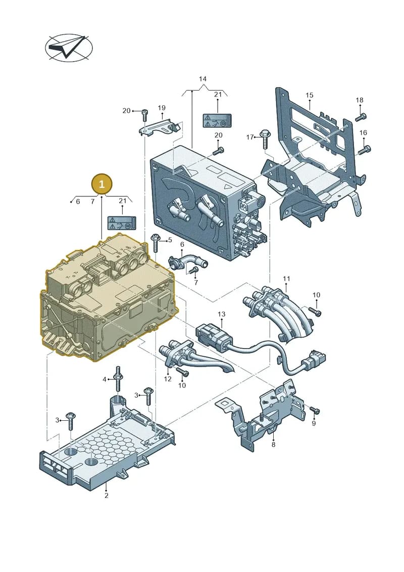 5QS907070C — Volkswagen Passat Estate (2023-2025) diagram 570907800, position 1