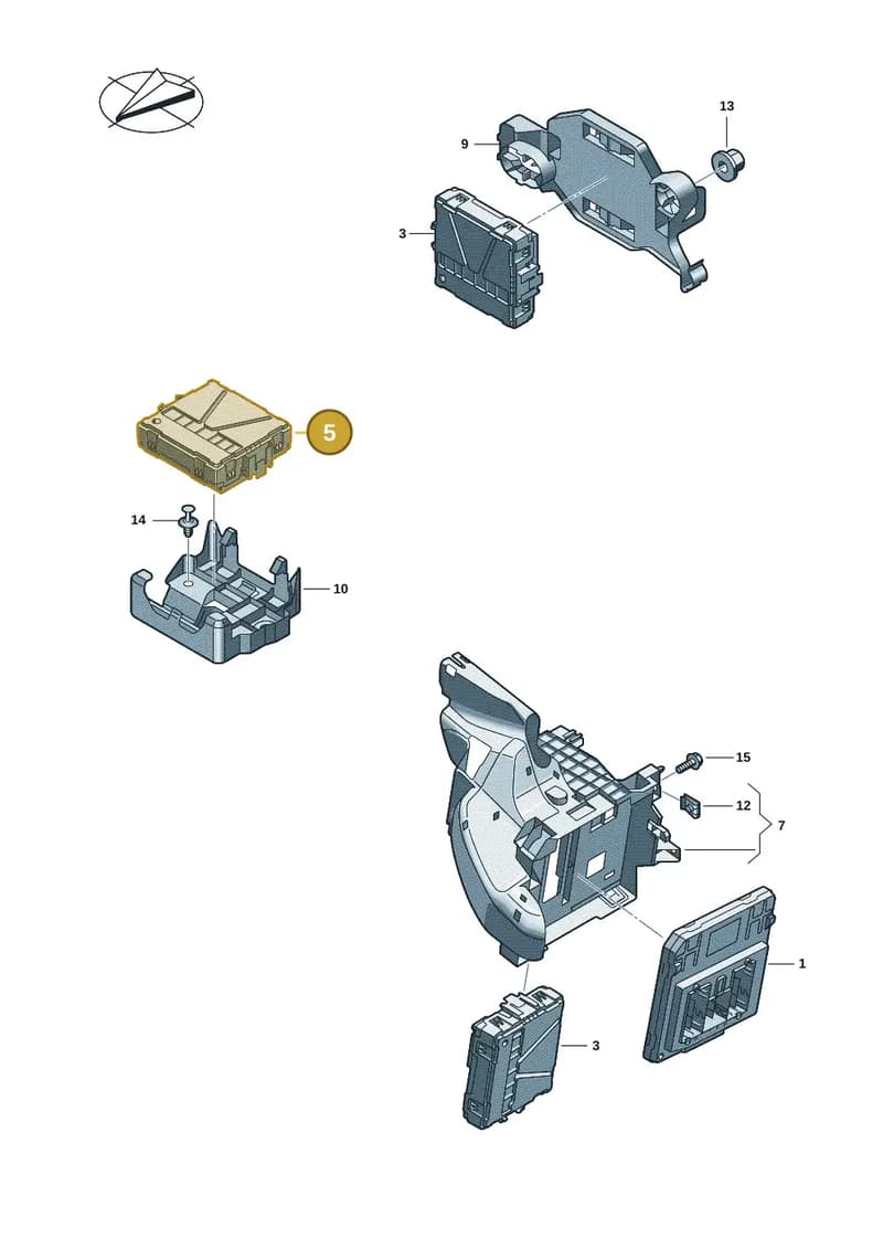 5QS907338B — SEAT 578 platform diagram 57x937500, position 5