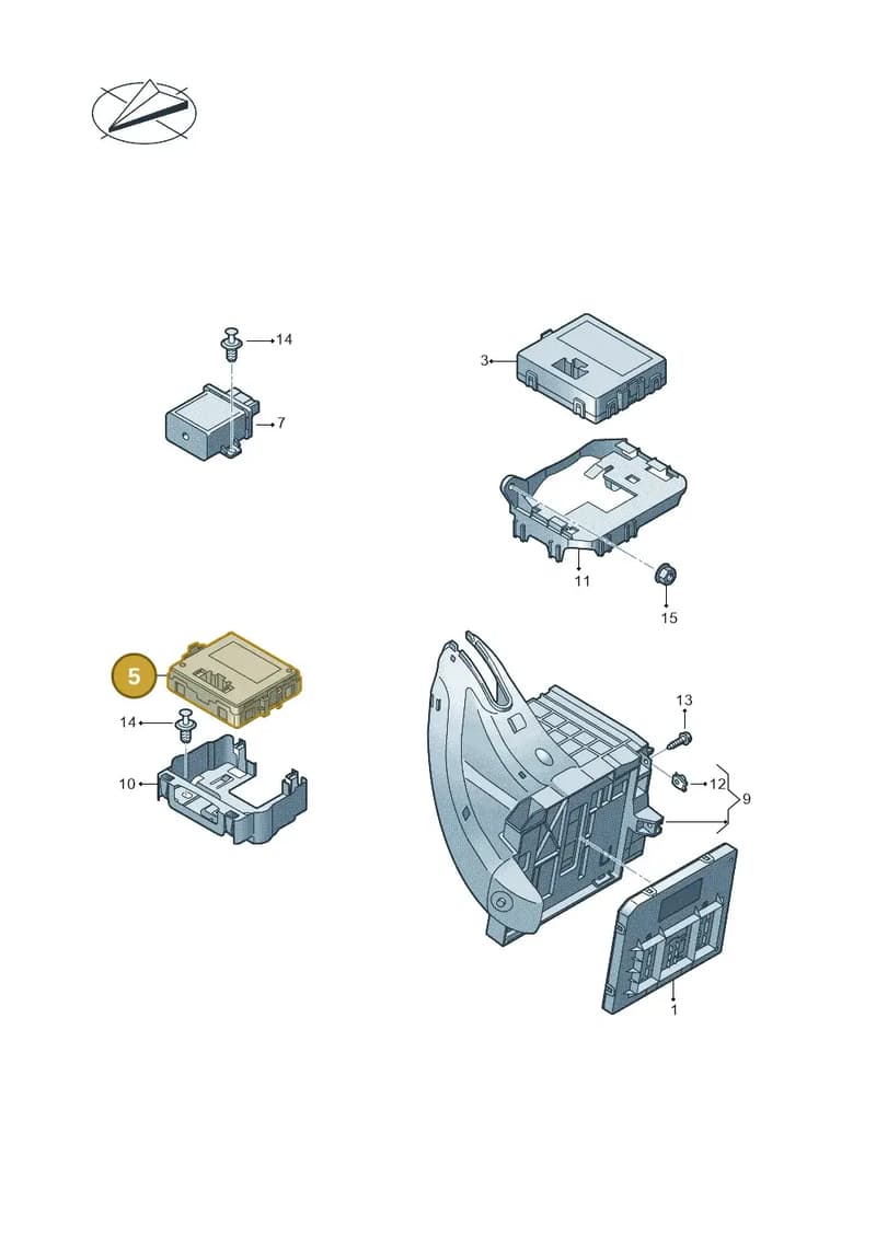5QS907338B — Skoda Superb Combi (2023-2024) diagram 793937520, position 5
