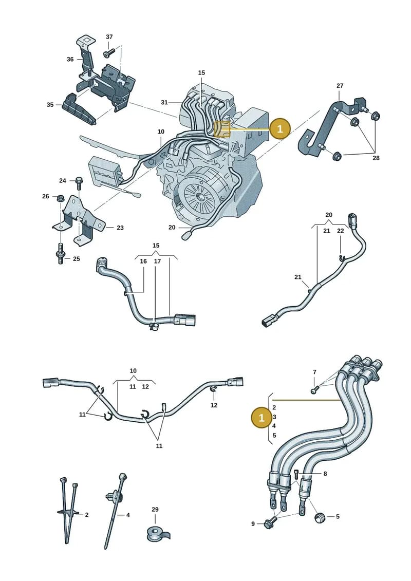 5QS971013 — Volkswagen Tiguan (2023-2025) diagram 57x970110, position 1