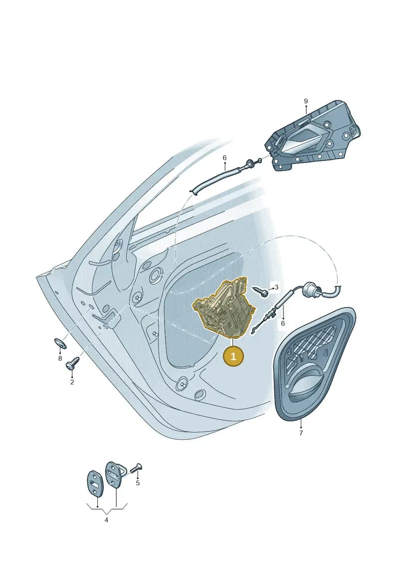 5TA839015L — Audi A1 Sportback (2018-2025) diagram 592839030, position 1