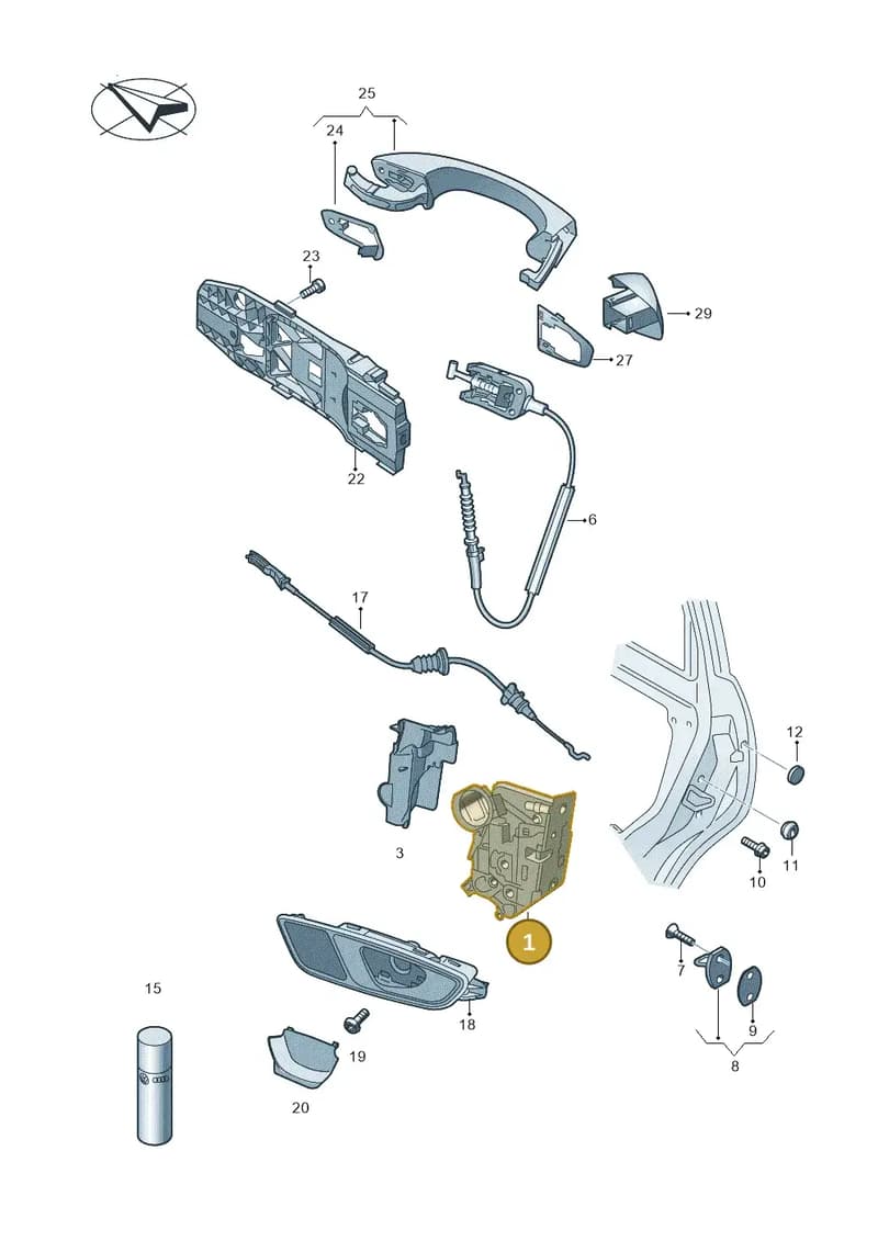 5TA839015L — SEAT CUPRA Formentor (2020-) diagram 754839000, position 1