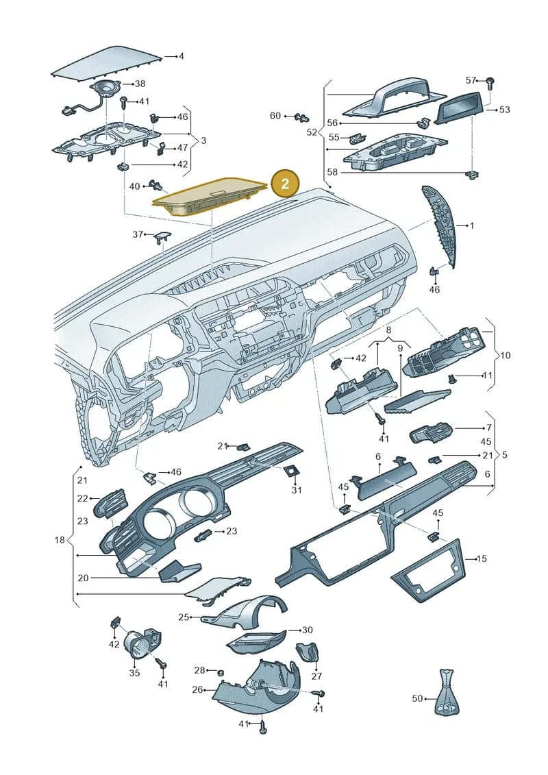 5TC857921H81U — Volkswagen Touran (2015-2025) diagram 869857100, position 2