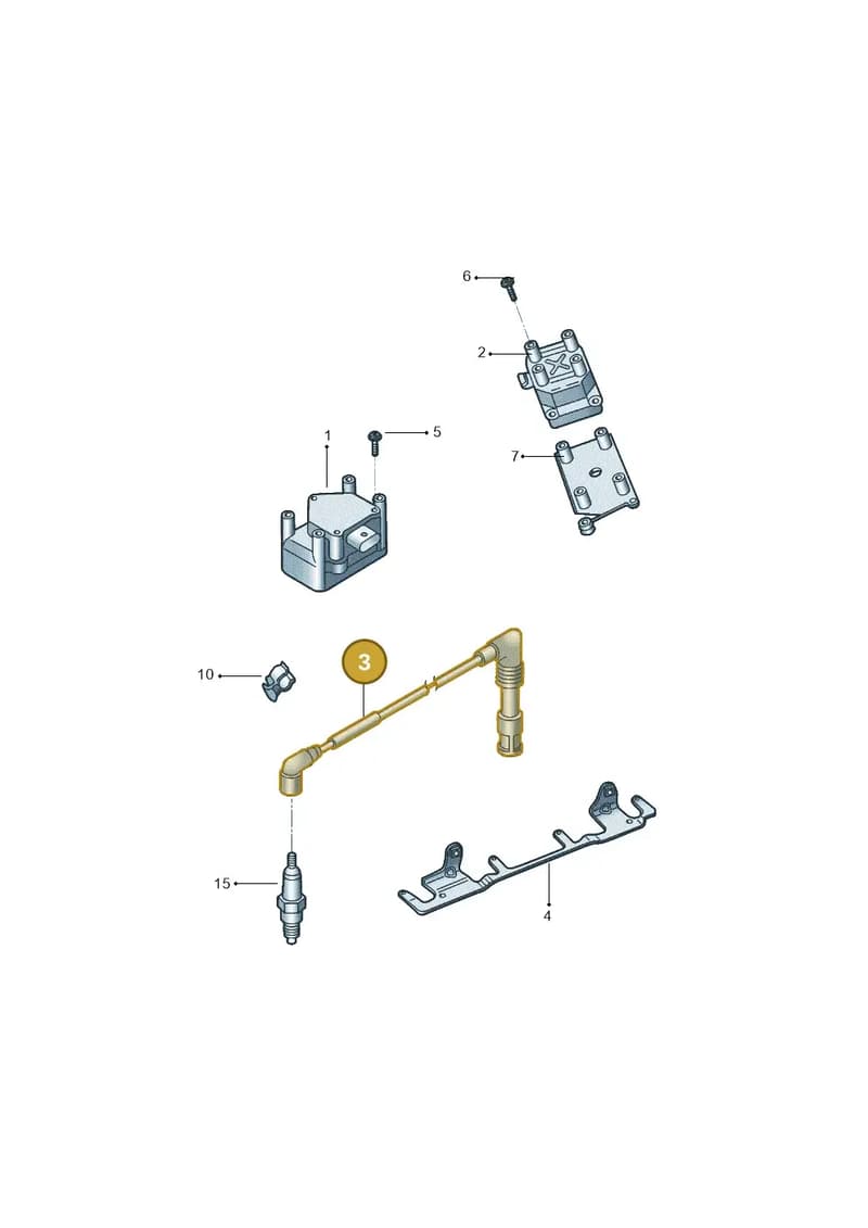 5X0905441A — Volkswagen GOL 2P/4P            M.06> (2005-) diagram 369905000, position 3