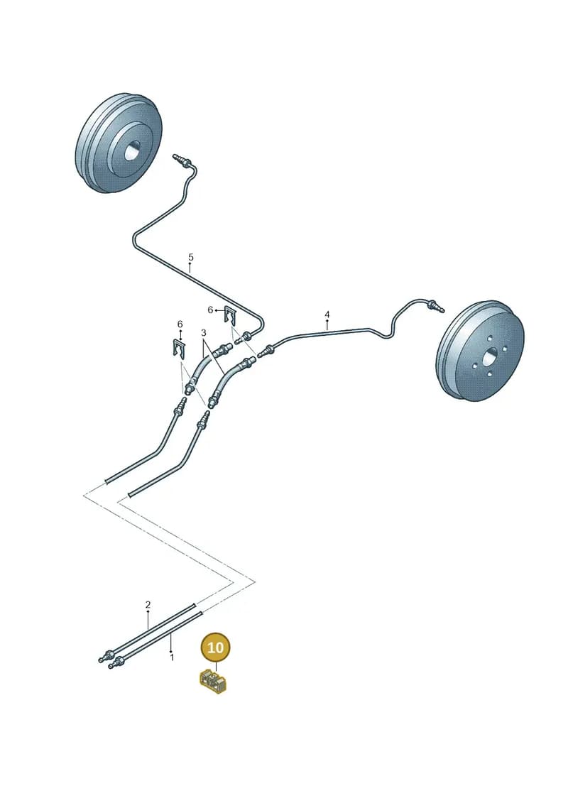 5Z0611797 — Volkswagen Up! 1.0 TSI (2017-2021) diagram 723611300, position 10