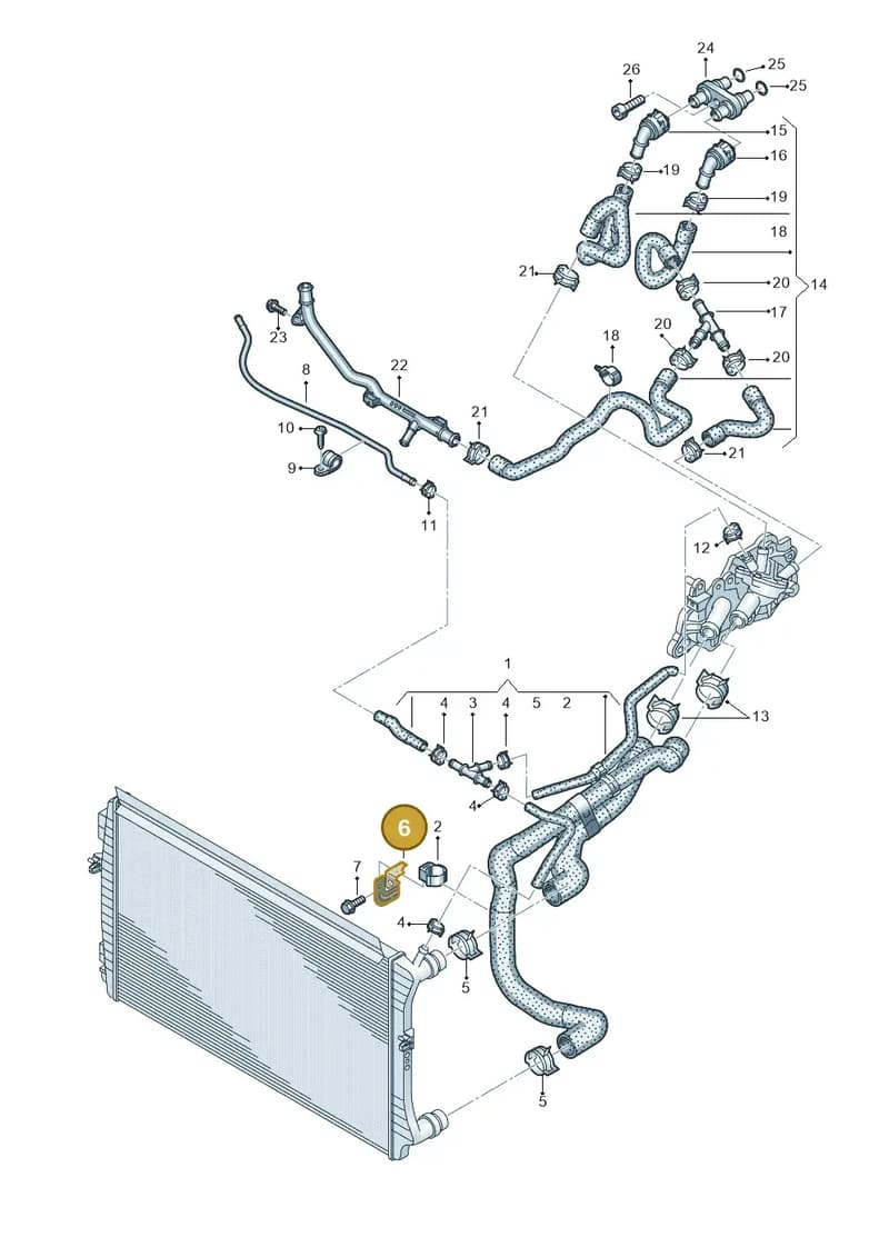 6C0121093G — Skoda Rapid Ambition (2011-2021) diagram 794121160, position 6