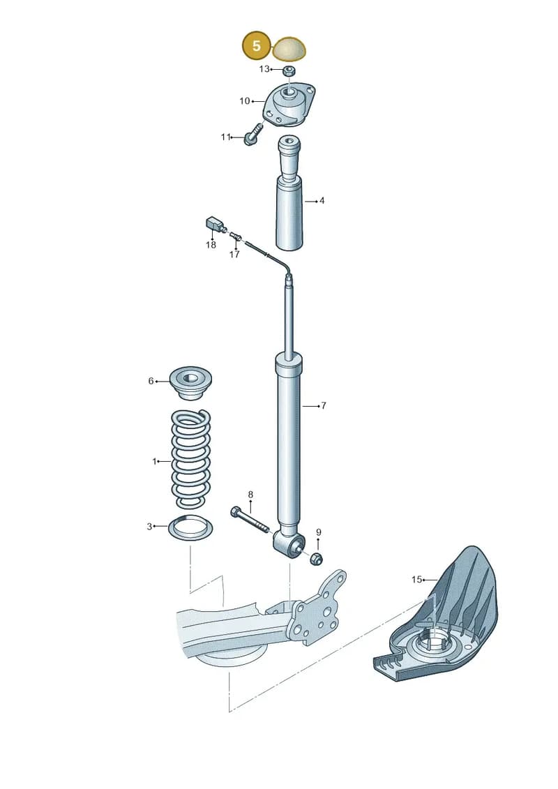 6C0512135B — SEAT Ibiza (2015-) diagram 773511100, position 5