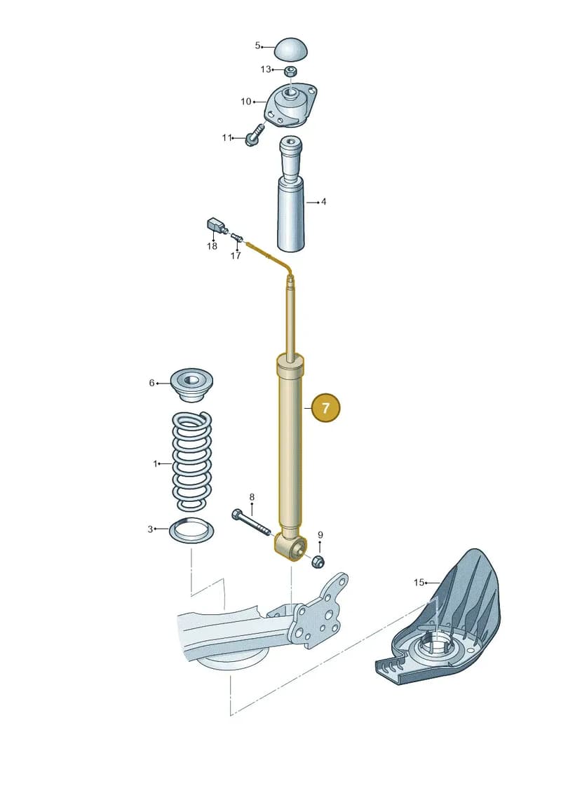 6C0513119AQ — SEAT Ibiza (2015-) diagram 773511100, position 7