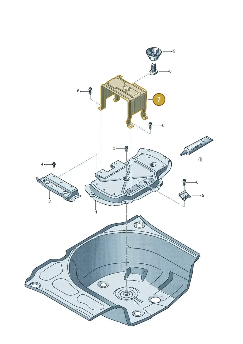 6C0802717C — Skoda Rapid (2012-2022) diagram 639803300, position 7