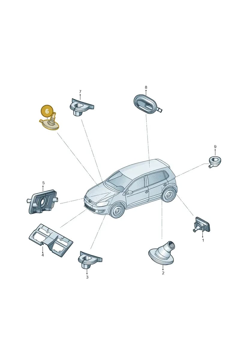 6C0971841 — Skoda Fabia (2014-2022) diagram 773972060, position 6