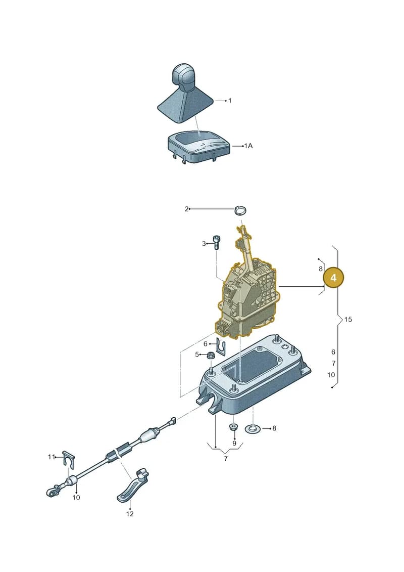 6C2713041C — SEAT Toledo (2015-2019) diagram 740713100, position 4