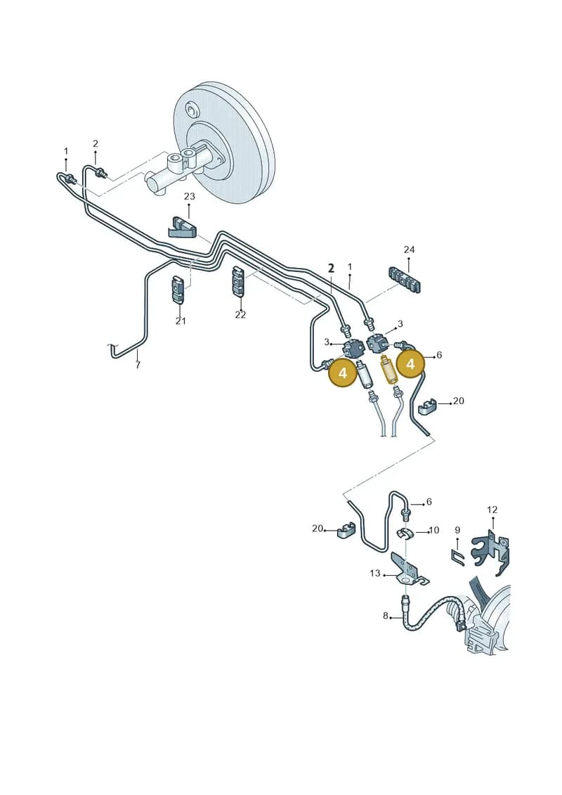 6N0612151 — Volkswagen Polo (2010-2015) diagram 677611150, position 4