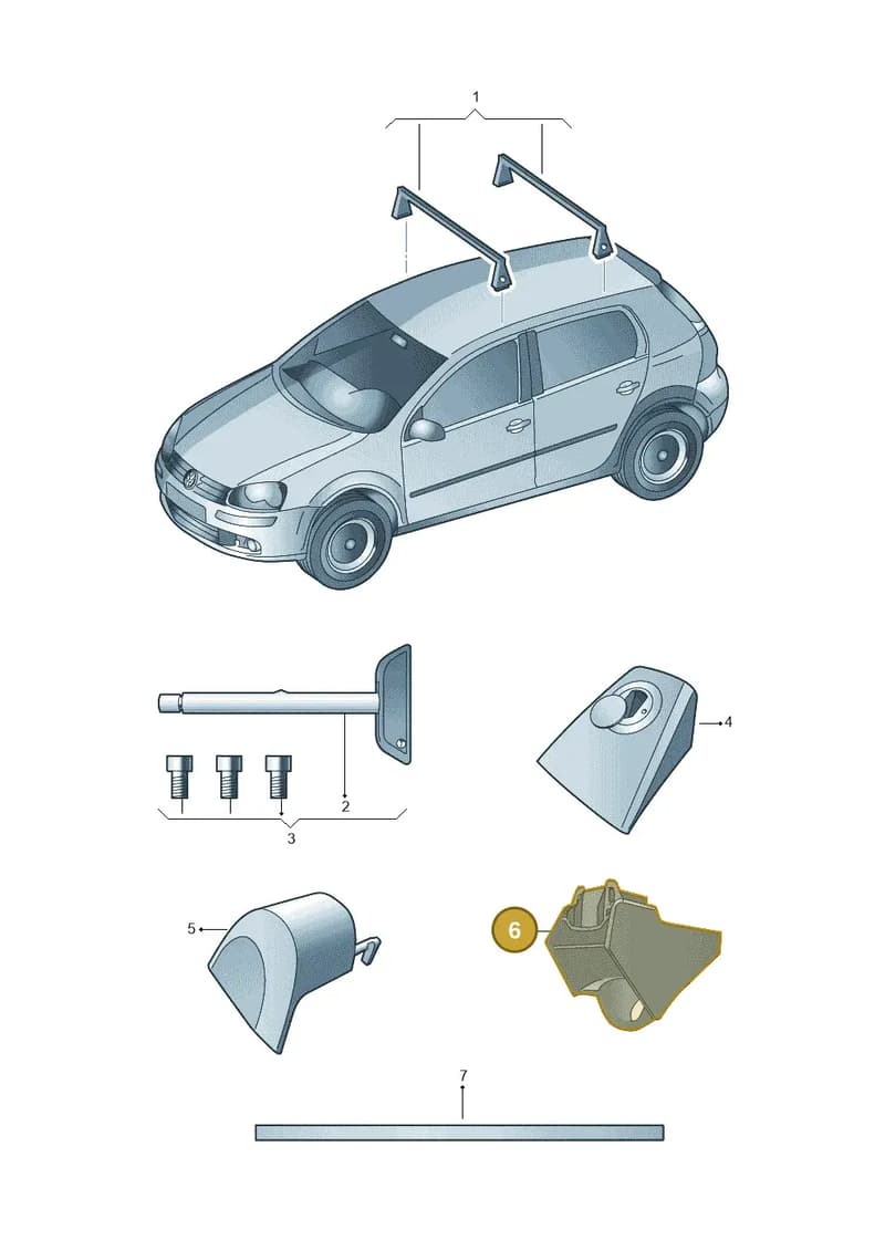 6Q0071738S — Volkswagen up! (2016-2023) diagram 474071300, position 6