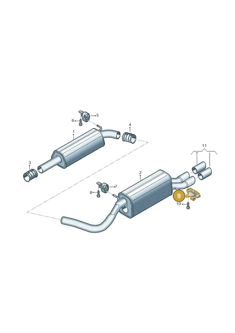 6Q0253144F — Volkswagen Polo (2012-2014) diagram 747253870, position 9