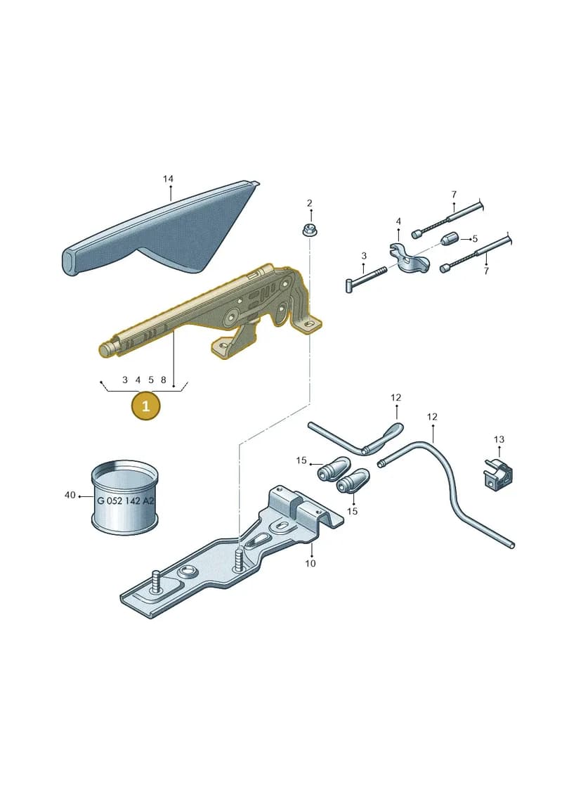 6Q0711303AK — Skoda FABIA/COMBI            05> (2004-) diagram 210711500, position 1