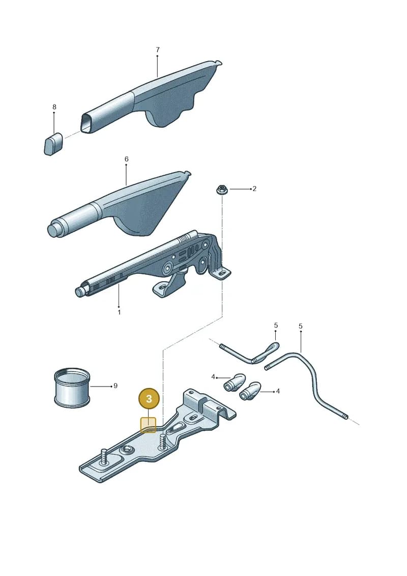 6Q0711355E — Volkswagen Crossfox (2014-2021) diagram 558711050, position 3