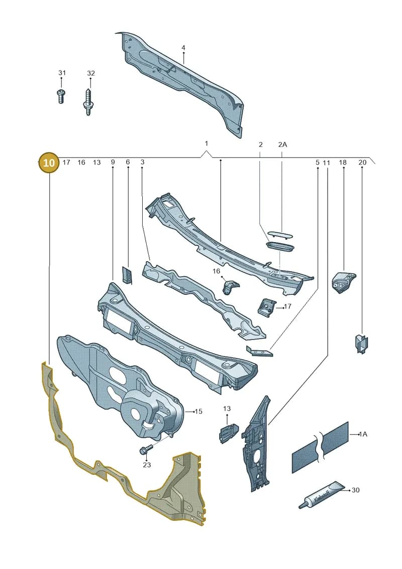 6Q0802165A — SEAT Ibiza (2015-) diagram 672803150, position 10