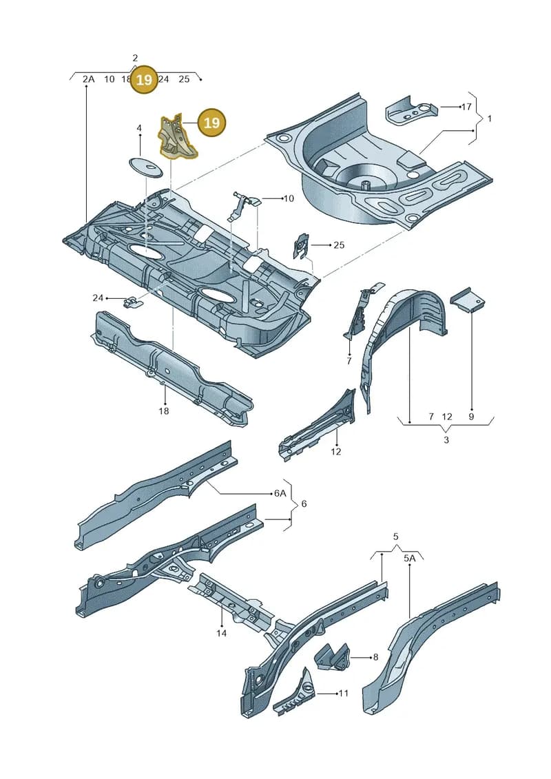 6Q0813174D — SEAT Ibiza (2015-) diagram 639803200, position 19