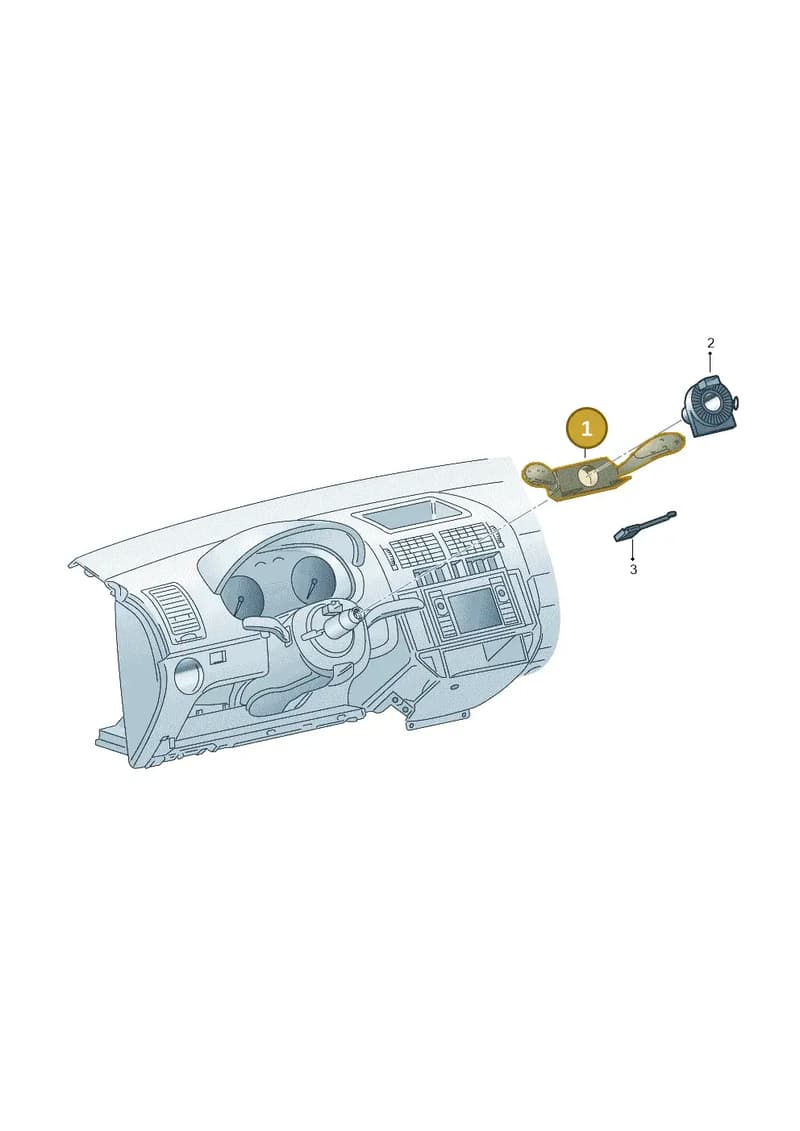 6Q0953513AF9B9 — Volkswagen Polo Vivo (2010-2014) diagram 253953000, position 1