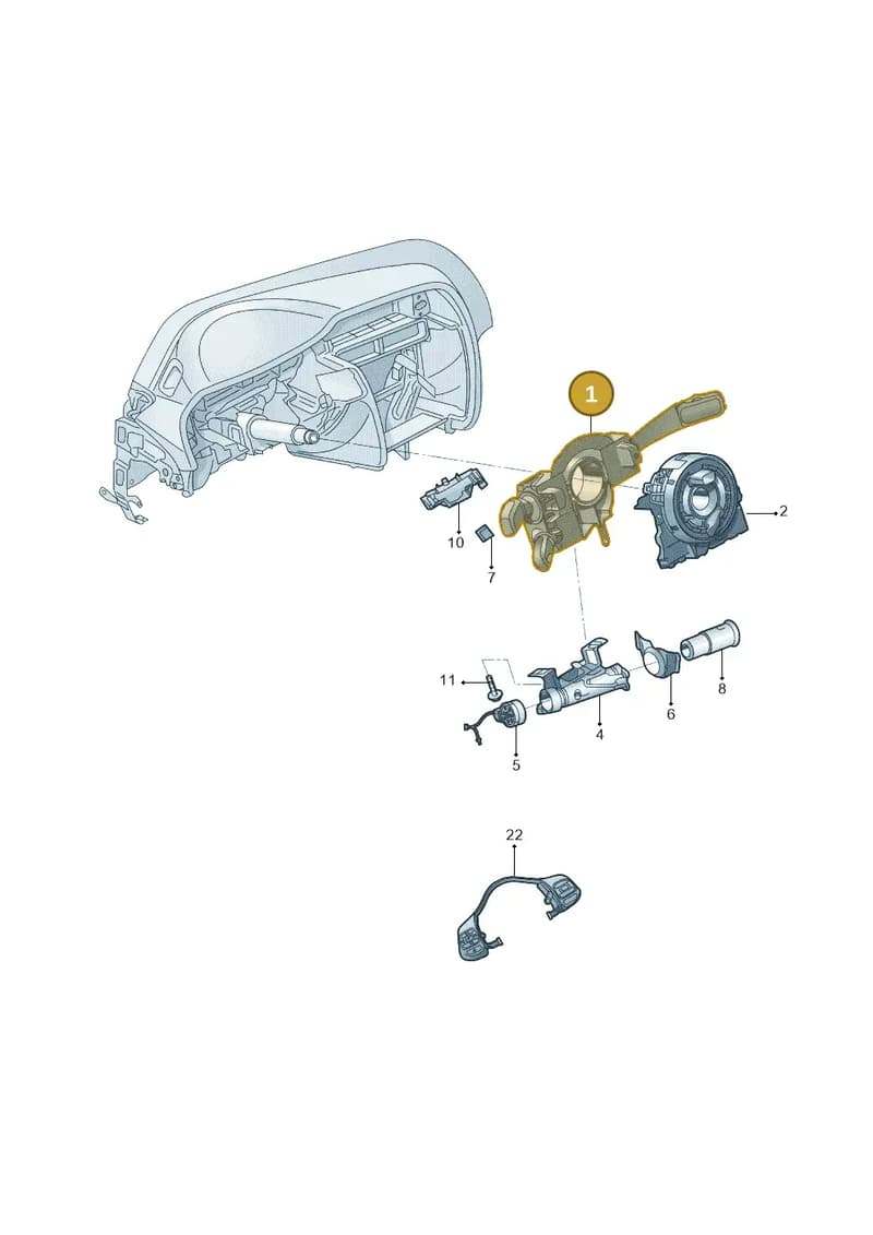 6Q0953513AJ9B9 — Volkswagen New Polo (SVW) (2010-2019) diagram 713953500, position 1