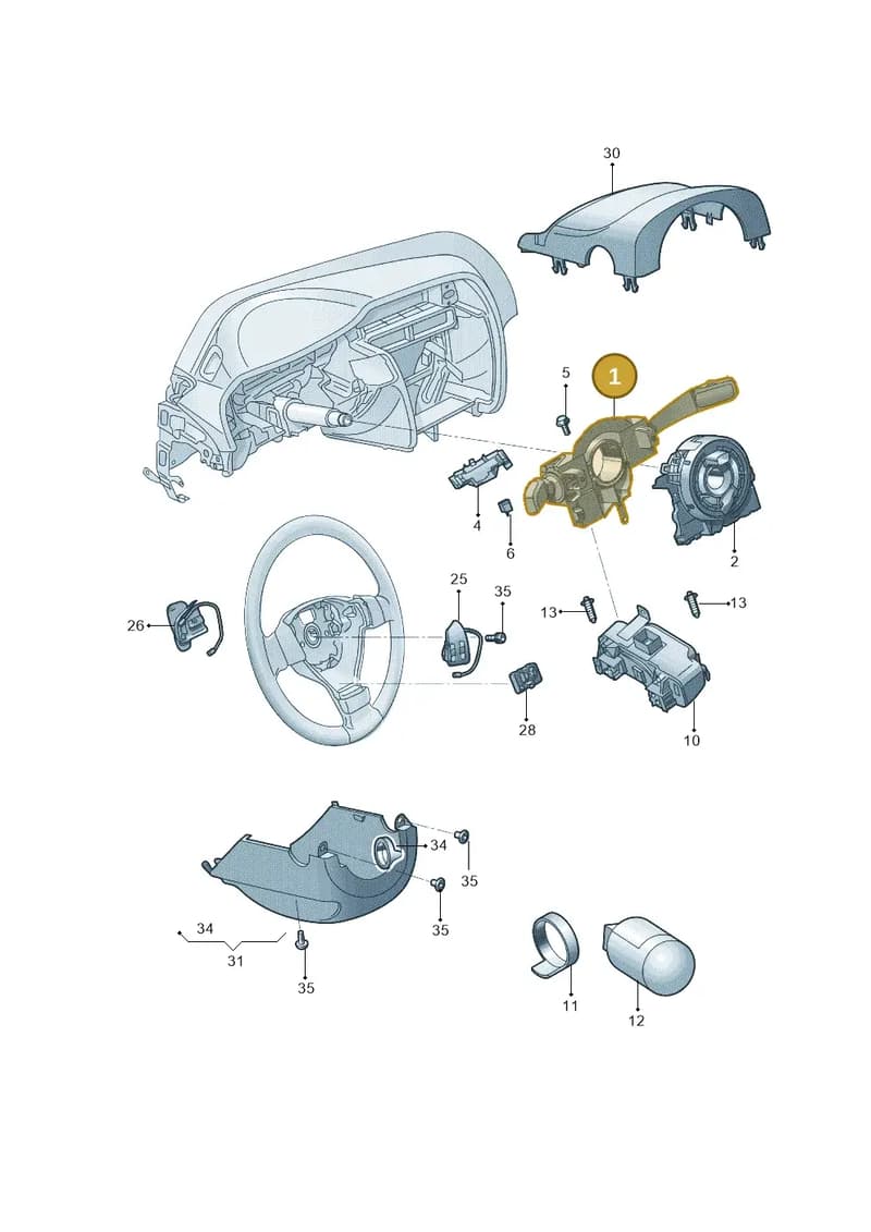 6Q0953513AM9B9 — Volkswagen Lavida (2012-2021) diagram 744953560, position 1