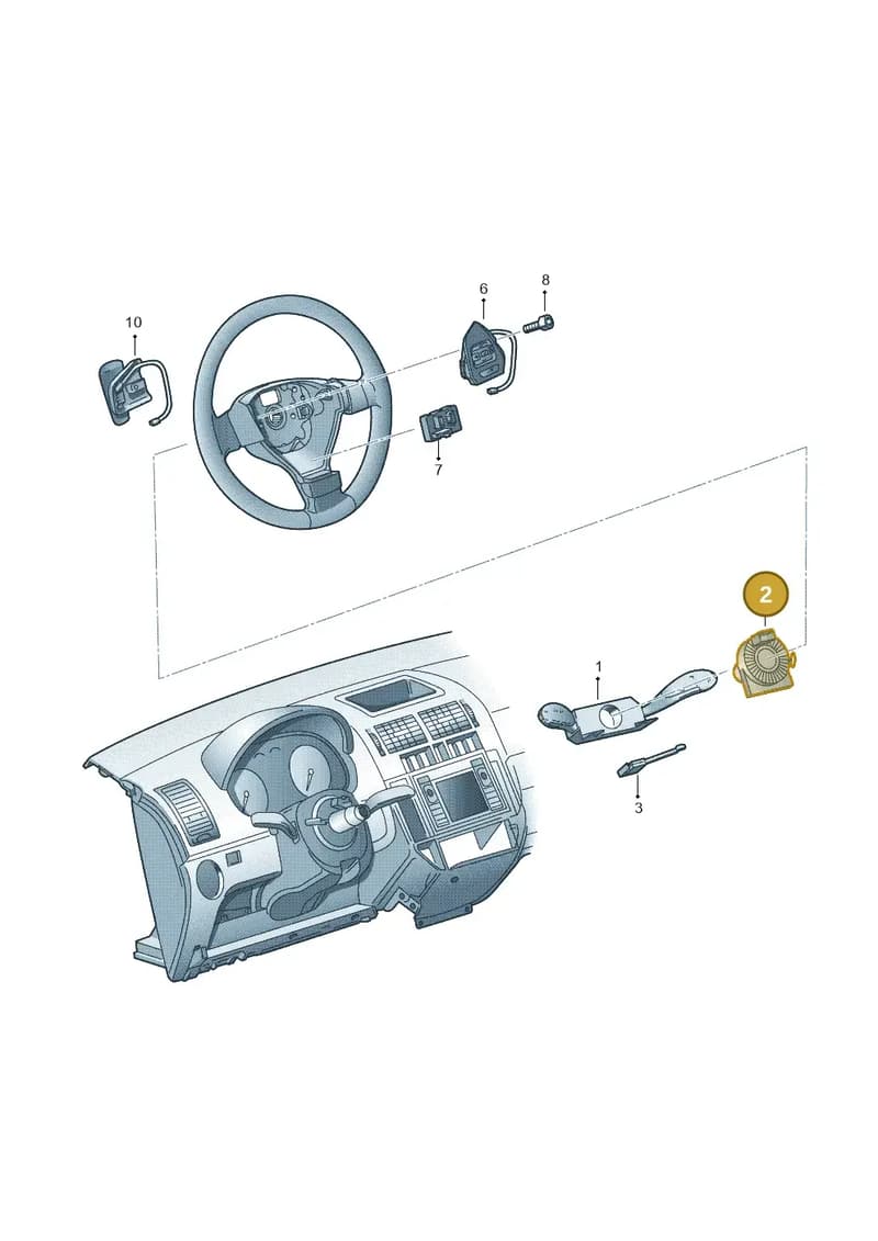 6Q0959654D — SEAT Ibiza Reference (2008-2011) diagram 672953500, position 2