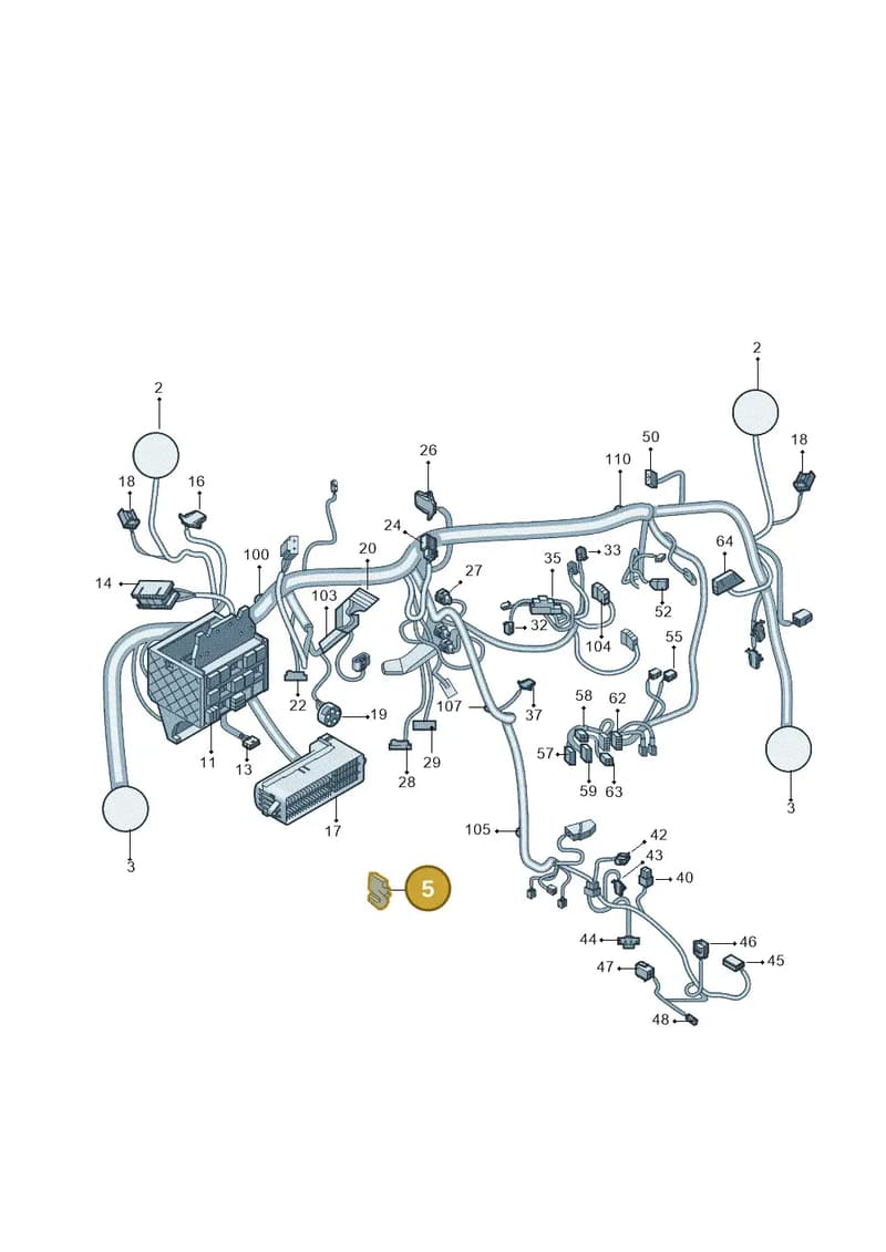 6Q0971615S — Skoda Fabia Jingrui (2008-2014) diagram 662971850, position 5