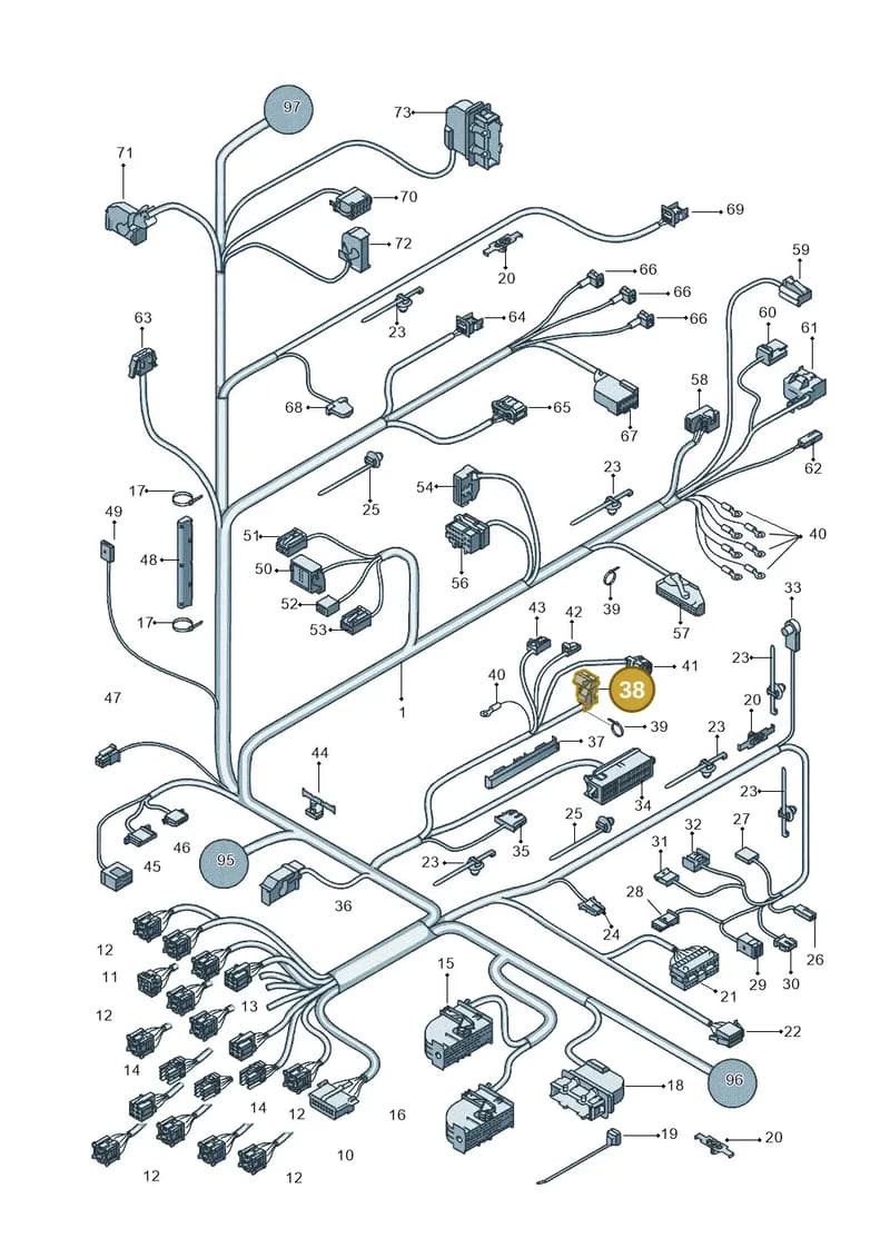 6Q0971975B — SEAT Ibiza (2012-) diagram 639971820, position 38