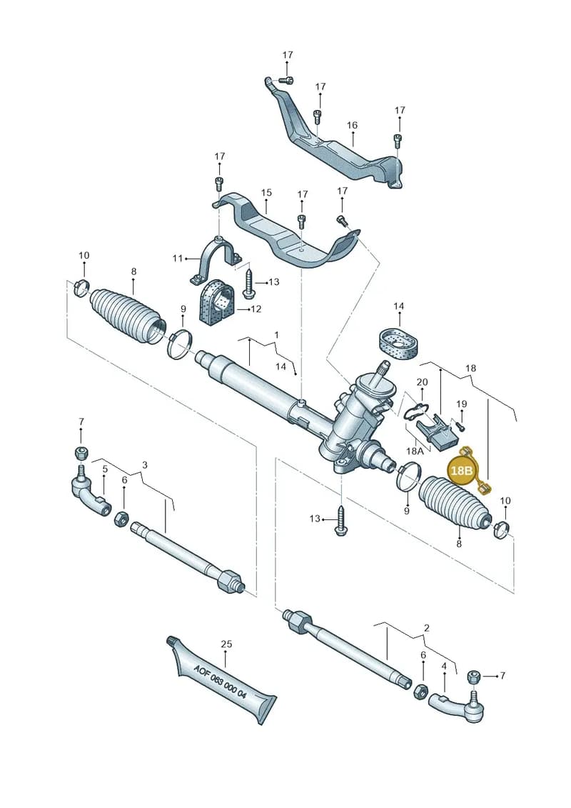 6Q2901129 — SEAT CORDOBA/SE241 (2002-2005) diagram 253423400, position 18B