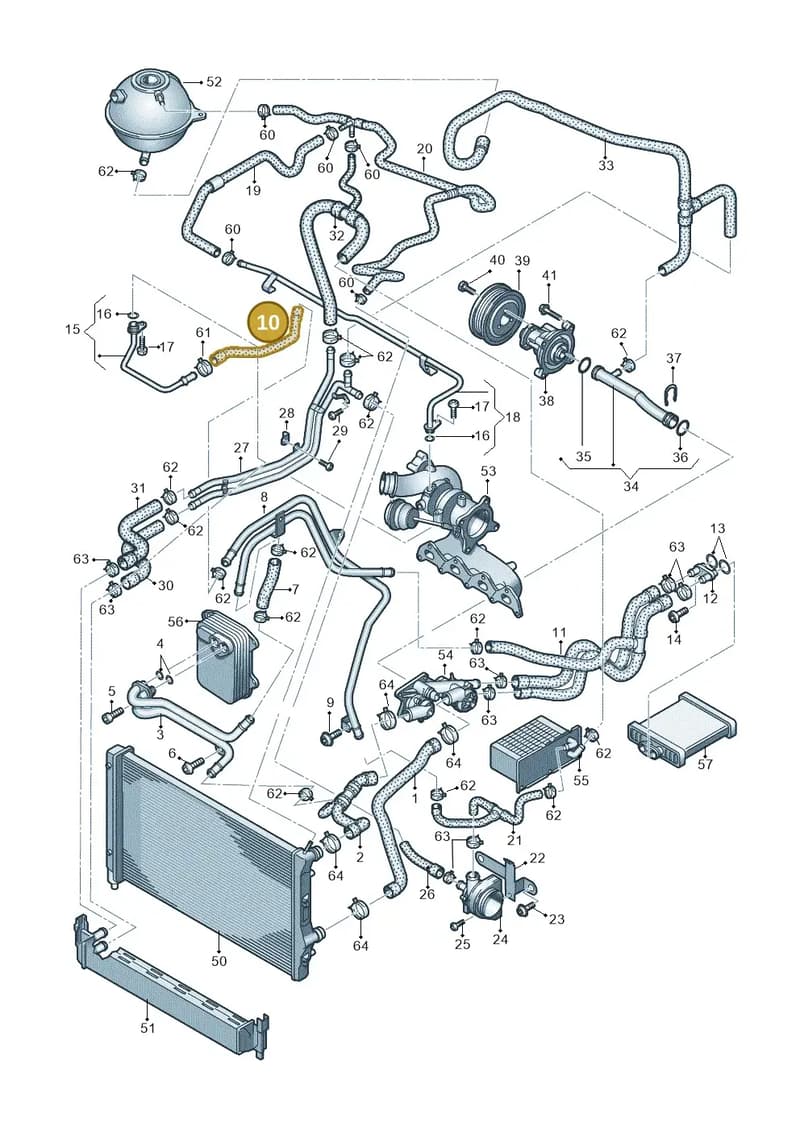 6R0121063 — Skoda Rapid (2012-2022) diagram 708121150, position 10