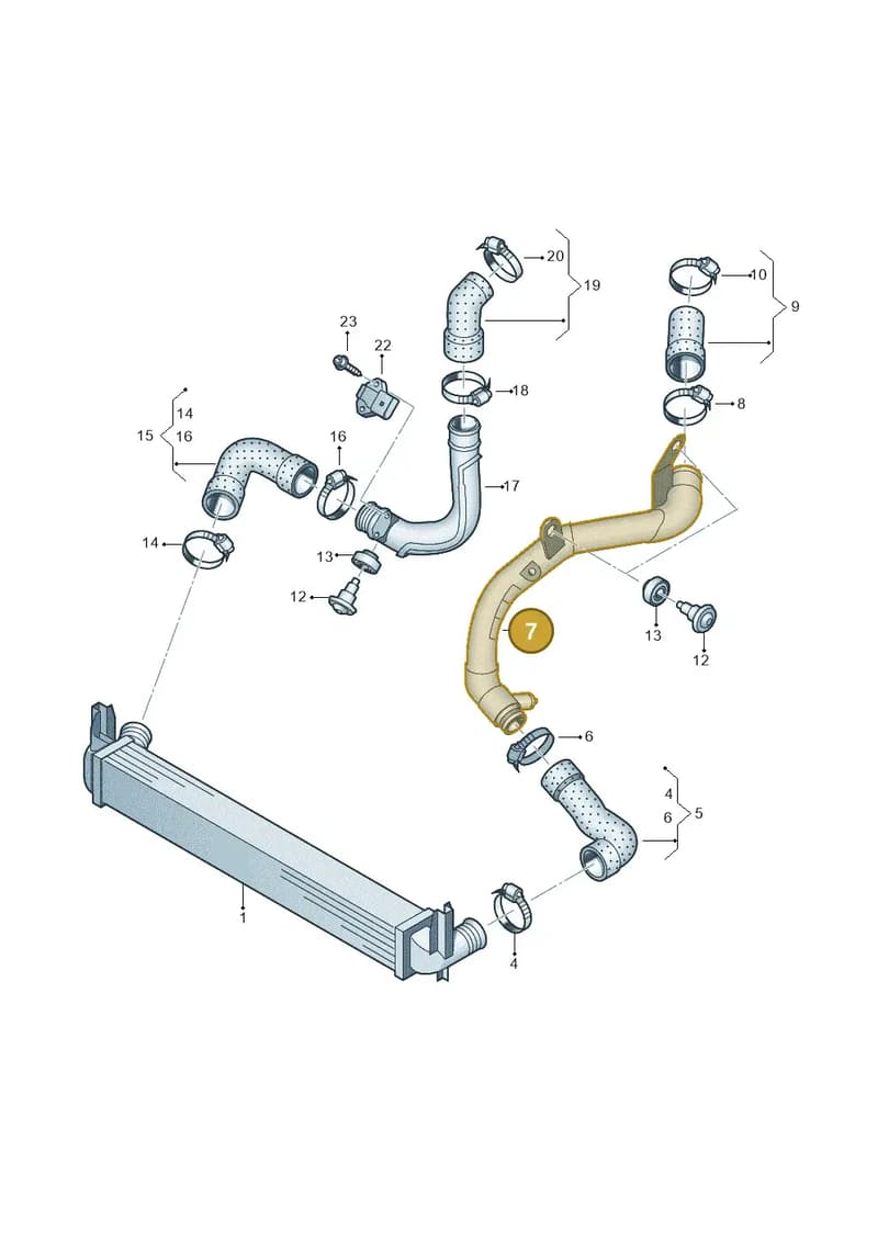 6R0145770J — SEAT Ibiza (2012-) diagram 672145850, position 7