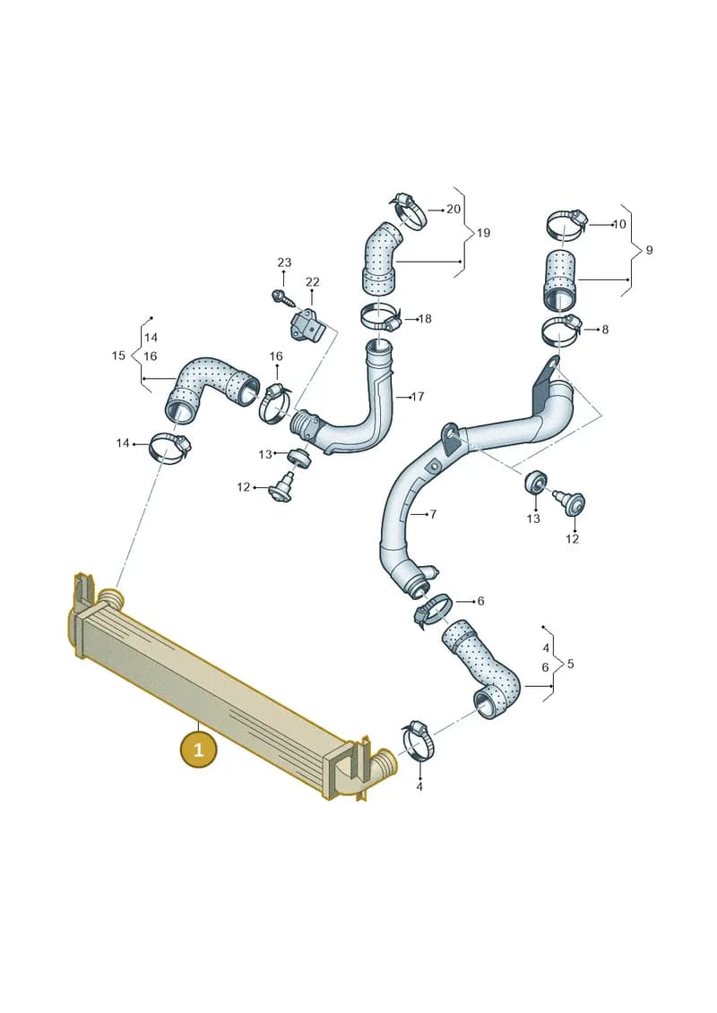 6R0145805C — SEAT Ibiza (2012-) diagram 672145850, position 1
