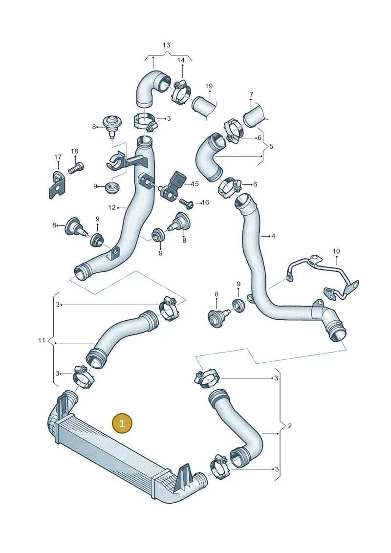 6R0145805C — SEAT Ibiza (2012-) diagram 672145810, position 1