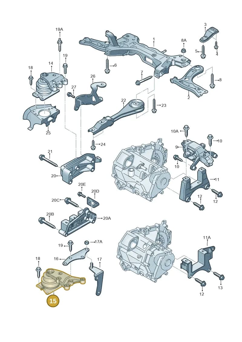 6R0199167AD — SEAT Ibiza (2012-) diagram 747199250, position 15