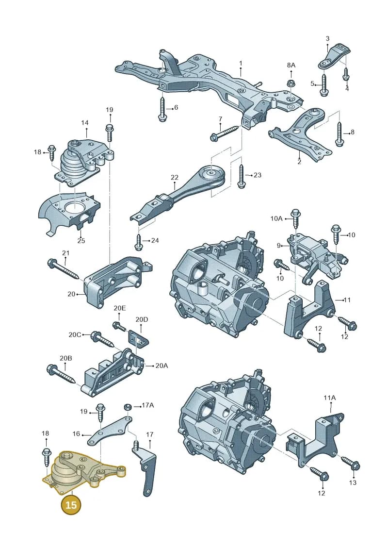 6R0199167AD — SEAT Toledo Reference (2012-2015) diagram 672199250, position 15