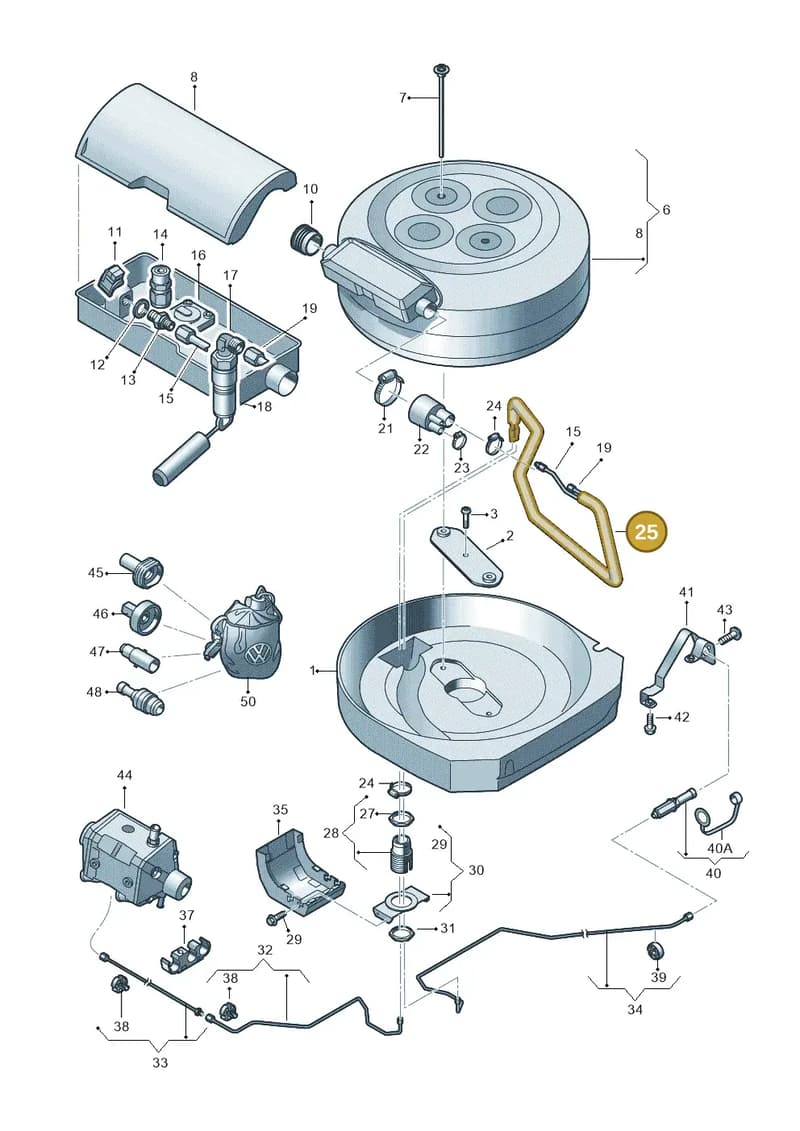 6R0201191A — SEAT Ibiza (2012-) diagram 672201090, position 25