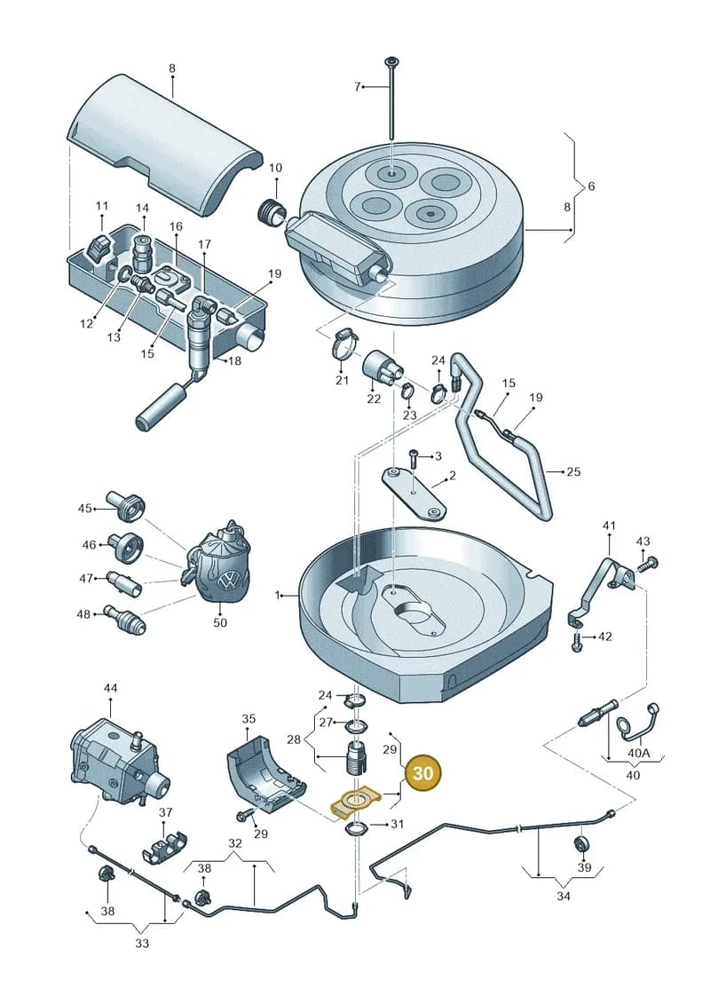 6R0201314 — SEAT Ibiza (2012-) diagram 672201090, position 30