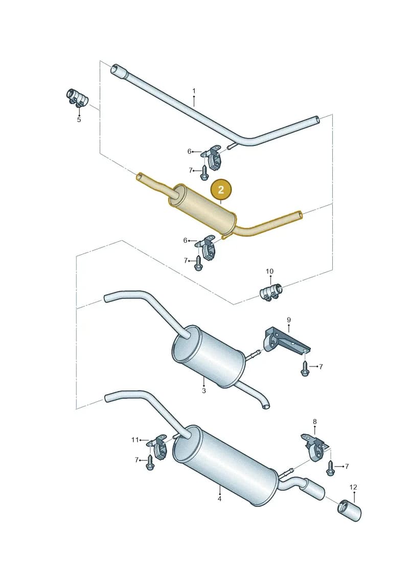 6R0253209M — Audi A1 Sportback (2010-2015) diagram 672253800, position 2