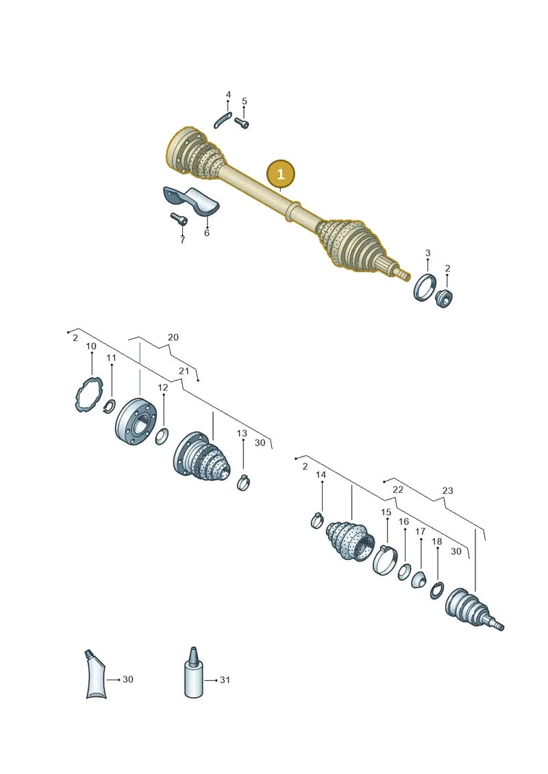 6R0407761A — SEAT Toledo (2015-2019) diagram 672407500, position 1