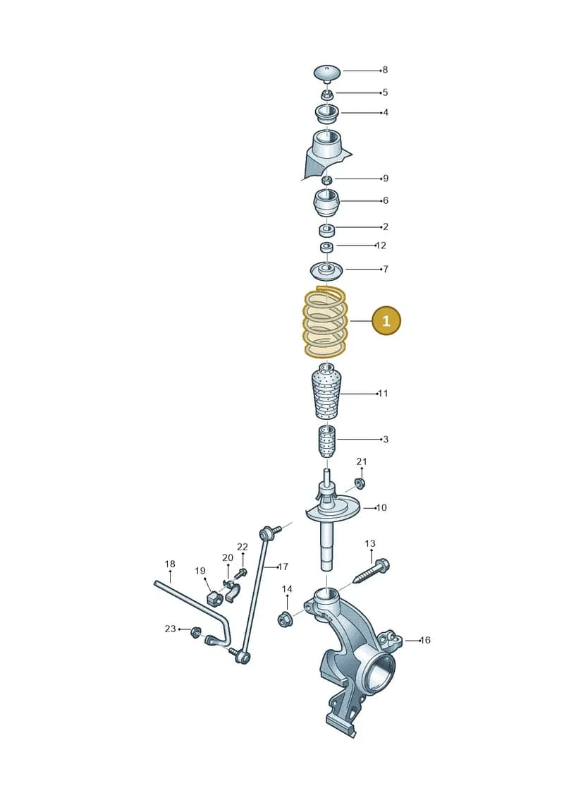 6R0411105BS — Skoda Fabia (2014-2022) diagram 797411000, position 1