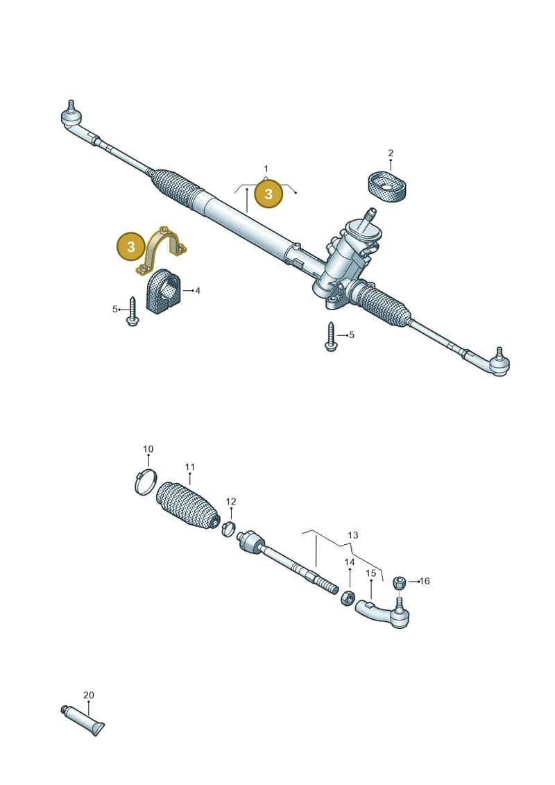 6R0423874A — Skoda Roomster (2010-2015) diagram 672423550, position 3